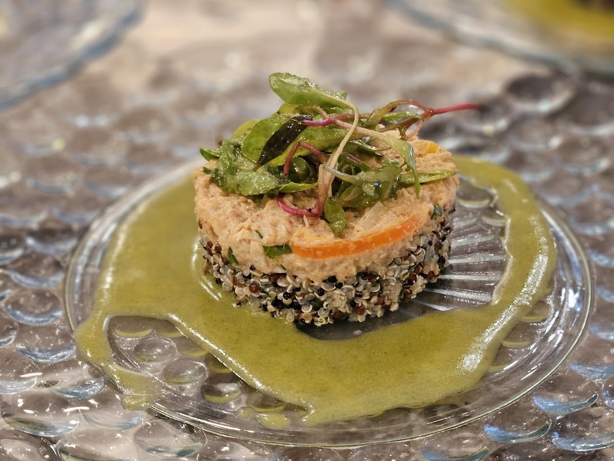 Crab & Quinoa Tower