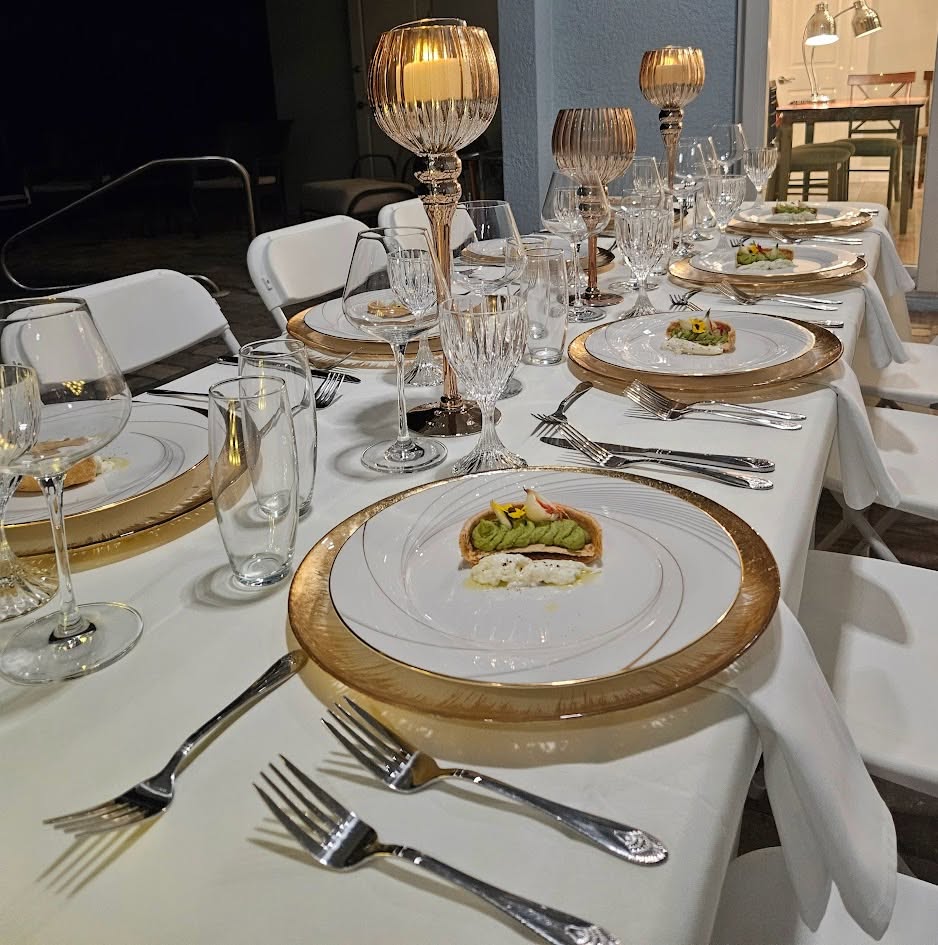 Gold-Rimmed Place Settings